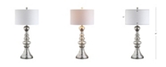 JONATHAN Y Madeline Curved Glass Led Table Lamp